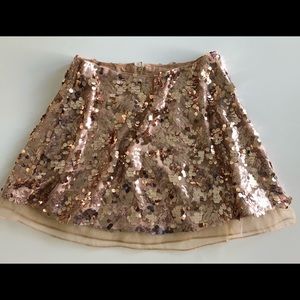 SHOWPO Golden Rush Skirt In Gold Sequin